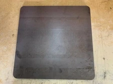 1/2" x 16" x 16" Steel Plate with Rounded Corners, A36 Steel