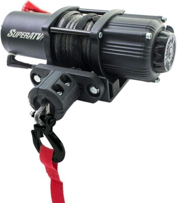 3500 lb. Synthetic Rope ATV Winch -With Wireless Remote by SuperATV - WN-3500