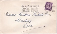 1966 cover sent from Scarborough with cancel Tops for Summer Shows!