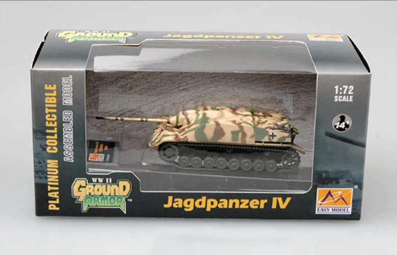 WWII GERMAN JAGDPANZER IV 1945 1/72 tank easy model finished non diecast - Image 4 of 4