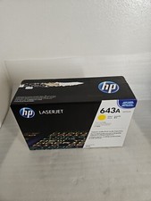 HP Q5952A 643A Yellow Toner Cartridge, Standard Color LaserJet 4700 Sealed