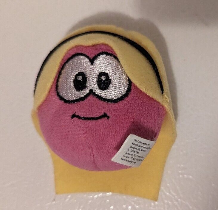 Roblox MeepCity Micro Plush BLONDE HAIR MEEP Toy w/ Purple Fabulous Stylish  Code