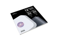 BIG FUDGE Vinyl Record Sleeves Bundle - 50x Record Outer Sleeves Plus 50x Rec...