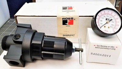 #ad ½” Reverse Flow Air Pneumatic Regulator 155 SCFM 0 125PSIG ROSS 5X00B4047 Z1B1 $39.50