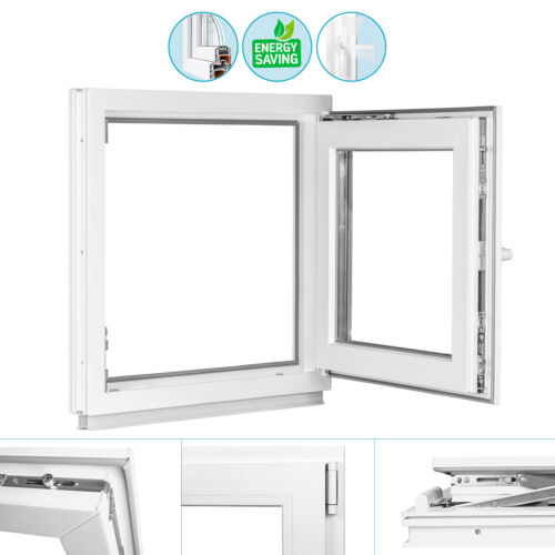 Ventana sótano ventana plástico 2x vidrio + ISOGLAS + blanco premium - Imagen 1 de 12