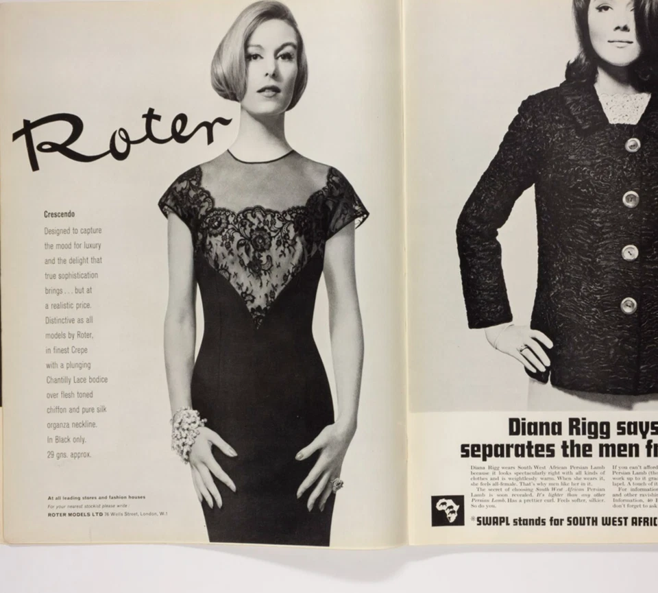 DONOVAN Diana Rigg JEAN SHRIMPTON London Life magazine October 1965 Scarfe EDNA - Image 2 of 4