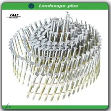 3600Pcs Siding Nails 1-3/4" x 0.092"Collated Wire Coil Full Round Head 15 Degree