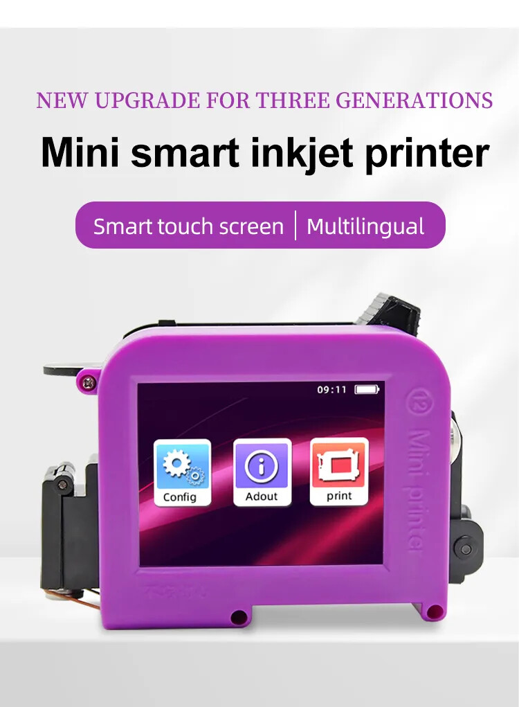 ToAuto Hand-Tintenstrahldrucker – Tragbar, Logo, Barcode, QR, Datum, Stapelcodierung, 600 DPI