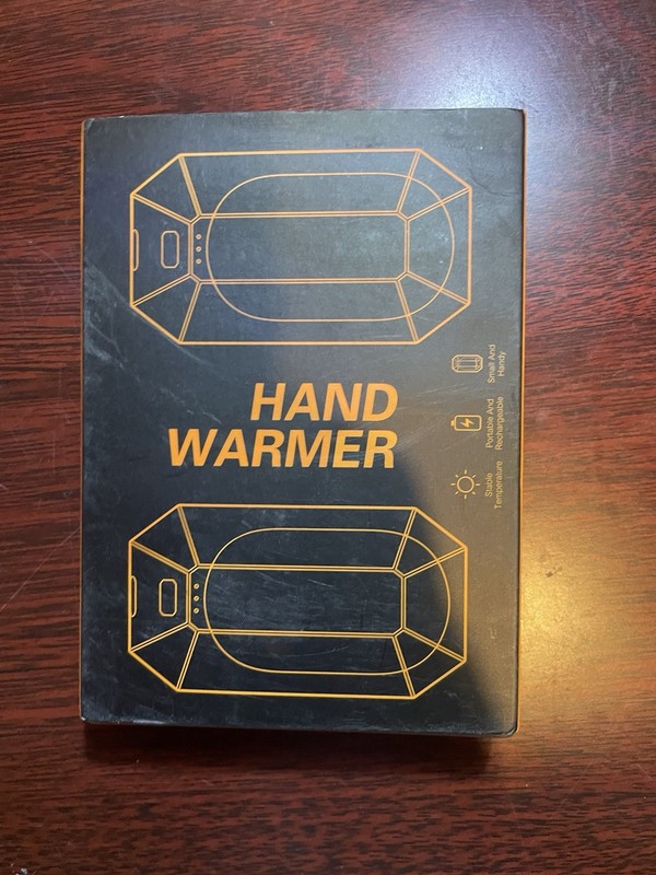 2pcs portable rechargeable hand warmer