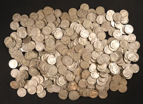 Old Restored Lot of 500 Buffalo Nickels-D & S - N/D or Super Weak Dates-Lot #2A