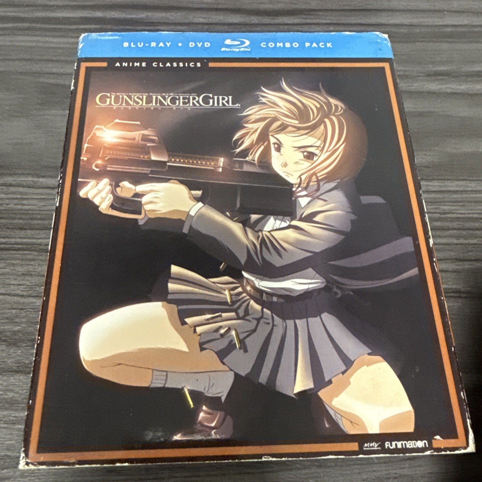 Gunslinger Girl Season One and Two  DVD  Blu Ray Combo Pack 
