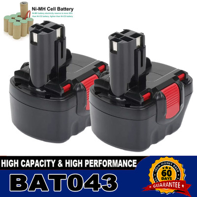 2x 12V 4800mah Akku Für Bosch BAT043 BAT045 PSR 1200,PSR 12-2,PSR 12,PAG 12V 