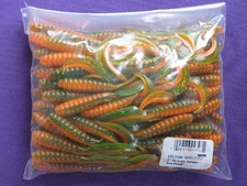 Mister Twister Tri-Com 4" Curly Tail Grub - 100 Lures  - Color is Sun Perch