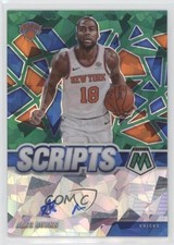 2020-21 Panini Mosaic Scripts Green Ice Prizm Alec Burks #SC-ABU Auto 0ge4