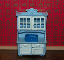 1989 Vtg Playmobil 5322 Kitchen Cupboard Cabinet Hutch 5300 Victorian Mansion