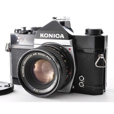 Konica FTA 35mm Film Camera Hexanon AR 50mm F1.7 Lens Set From Japan Exc 5