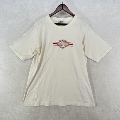 Vintage Harley-Davidson Shirt Mens XL White Buddy Stubbs Arizona Phoenix Y2K