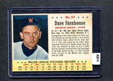 1963 Post #97 Dave Stenhouse (Senators) (RB14) (ST)   Ex-Mt  (Flat Rate Ship)