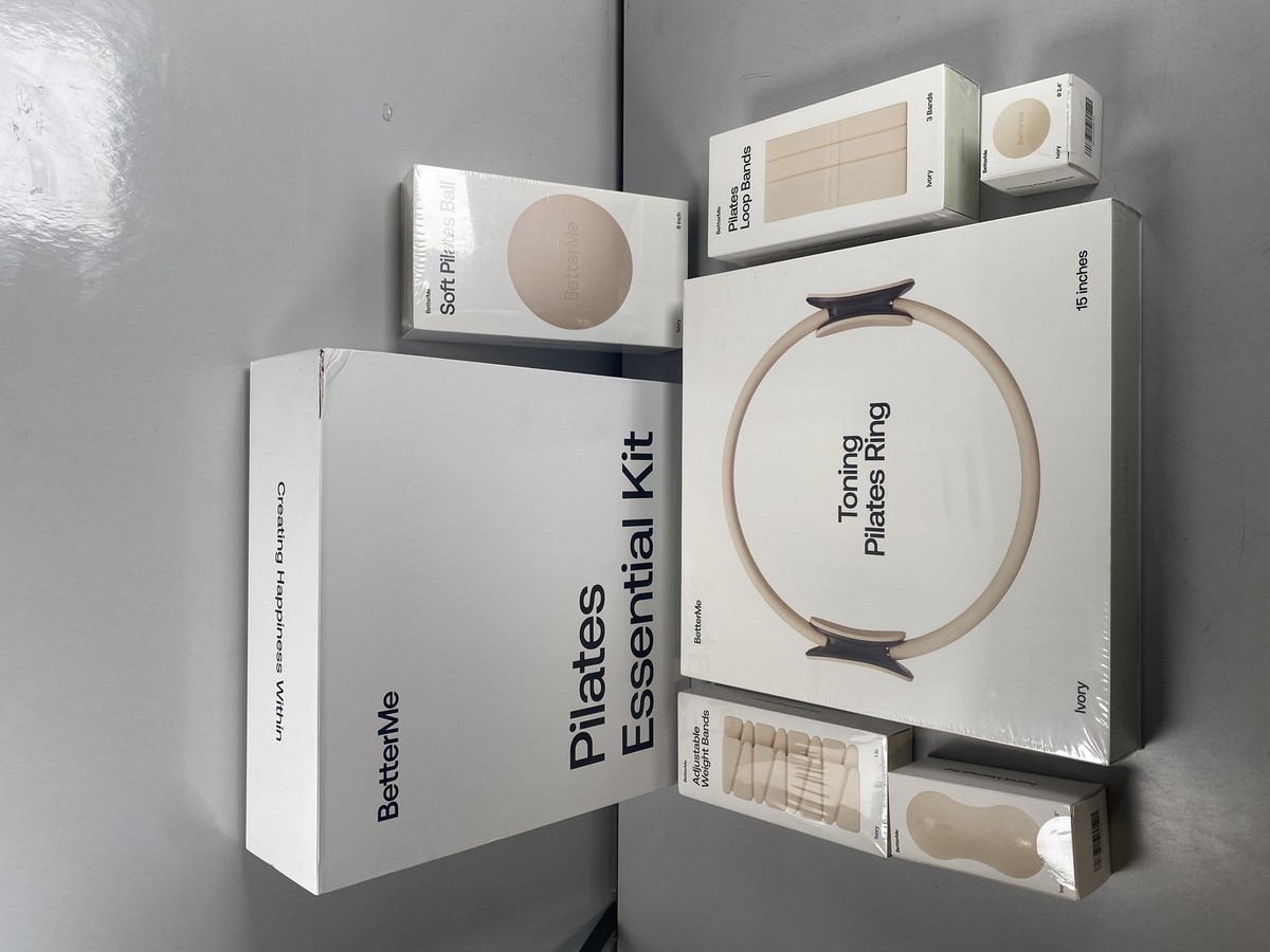 BetterMe Pilates Essential Kit w/ Ring, Soft Ball, Loop & Weight