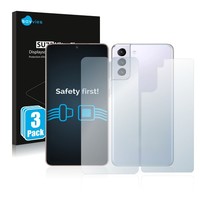 6X Schutzfolie Samsung Galaxy S21 5G (Display+RüCkseite) Display Schutz Folie