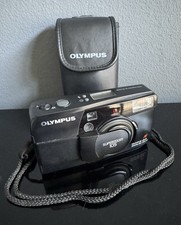 OLYMPUS SUPERZOOM 105 AF 35mm Film Camera Zoom 38 - 105 mm Case Strap Clean