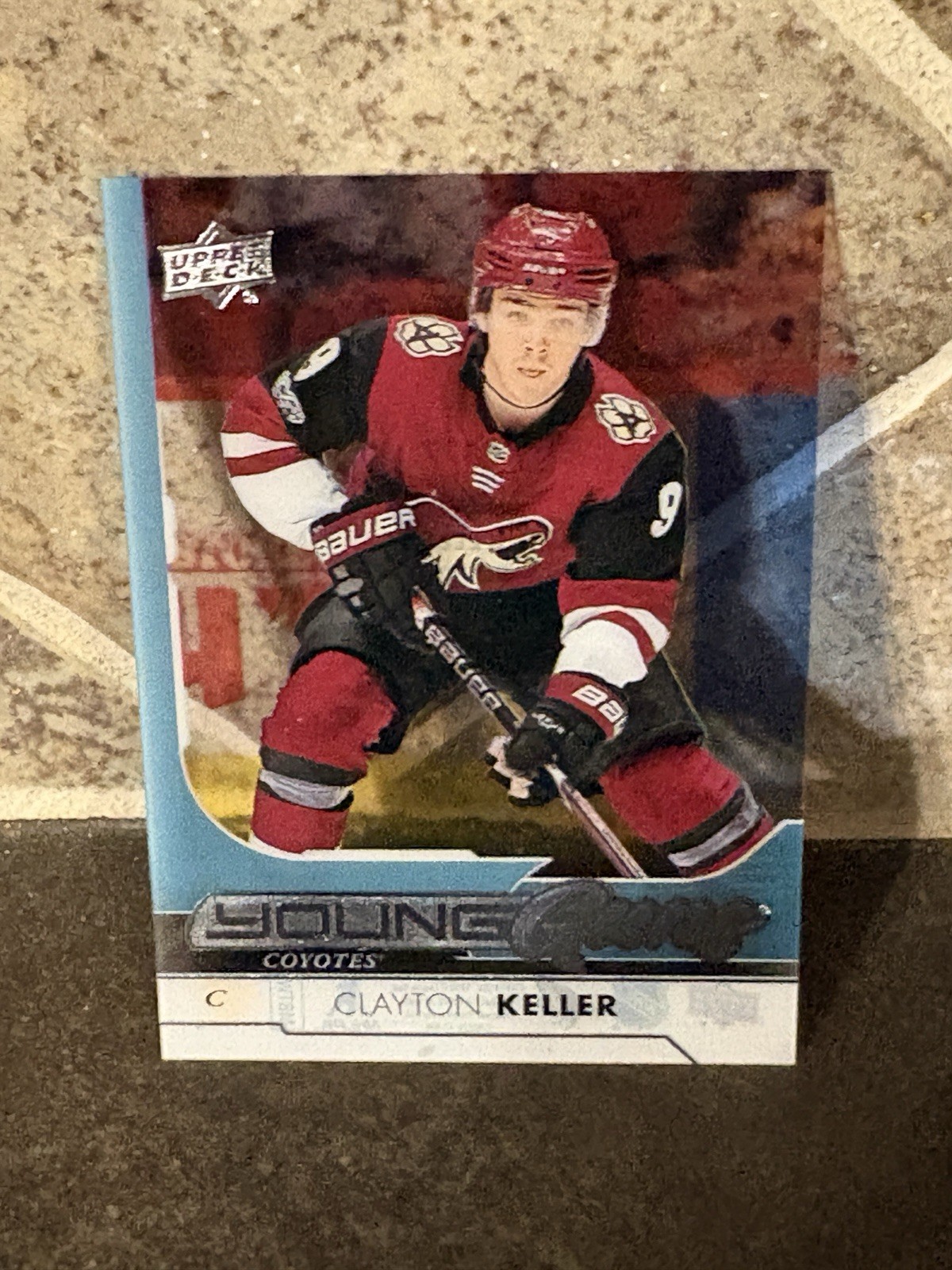 2017-18 Clayton Keller Upper Deck Clear Cut Young Guns Rookie #477 SSP Mammoth
