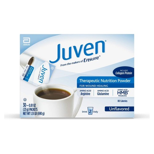 Therapeutic Nutrition Drink Mix for Wound Healing Support, Includes Collagen ...