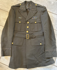 Quattro tasche da ufficiale dell'aeronautica militare US WWII con insegne in lingotti cucite a mano