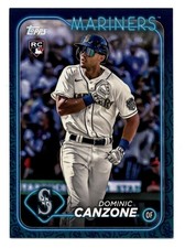 2024 Topps Team Color Border Variations #195 Dominic Canzone Rookie RC - NM-MT