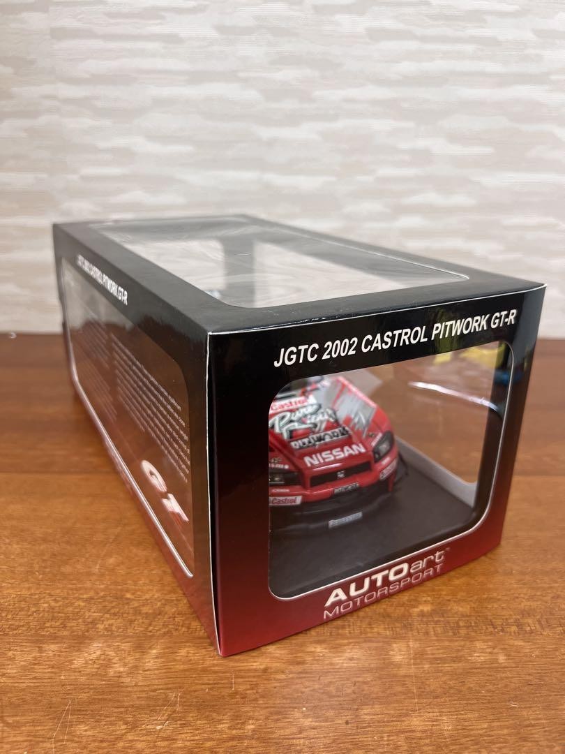 AUTOart 1/18 Nissan Mini Car 2002 CASTROL PITWORK GT-R No460