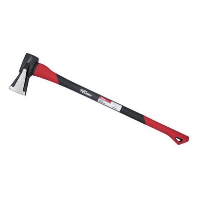 Heavy Duty 4.5lb Log Splitting Maul with Double Injected Fiberglass Handle for