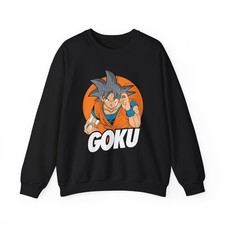 Sudadera Unisex Inspirada en Goku, Acogedora Anime Cuello Redondo, Regalo para Fans del Anime, [...]
