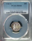 1940-S MS66 Mercury Dime PCGS 56251490