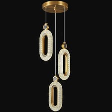 Pendant Lighting for Kitchen Island LED Dimmable Modern Gold Pendant Lights for