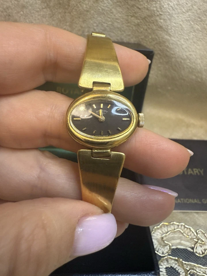 Vintage Rotary Ladies’ Watch | Swiss Made | Original Box & Paperwork | Untested — 第 4/4 张图片