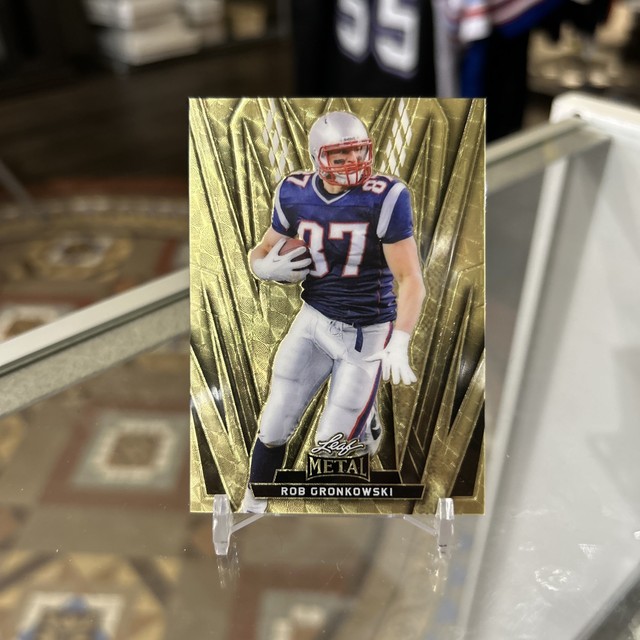 2024 Leaf Metal #89 Rob Gronkowski Gold Vinyl Superfractor True 1/1 Pats!