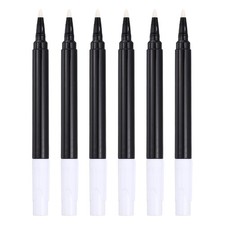 Chalk Board Marker Pens, 6 Pcs Liquid Chalk Markers Erasable, White