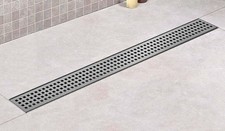 35.75 Linear Shower Drain Black Stainless Ste...
