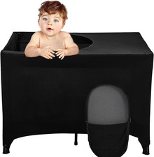 Crib Blackout Cover Pack Play Breathable Blackout Tent Travel Crib Portable Baby