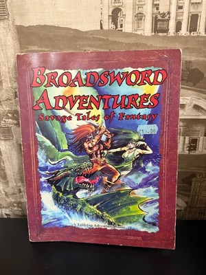 role-playing game book Broadsword Adventures: Savage Tales of Fantasy