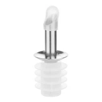 Tappo versatore in acciaio inox, 6,4x2,5 cm argento - Immagine 3 di 3