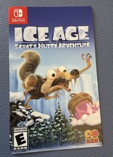 ICE AGE Nintendo SWITCH Promo Store **Shelf Display Card ONLY** Scratts