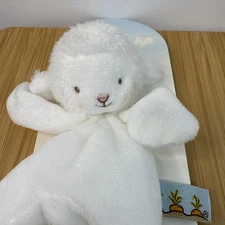 Bunnies by the Bay Soft Lil Lamb Wee Silly Buddy White Pacifier Holder Unused