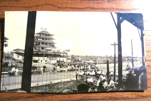 Vintage Original Photo Indianapolis Motor Speedway Race Pagoda Early 1920's?