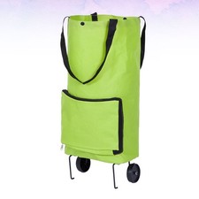  Carrello Spesa Richiudibile Borsone Trolley Con Ruote Pieghevole