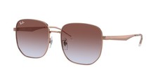 Ray-Ban RB 3713D rose gold light blue gradient 9202I8 Sunglasses