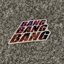 BigBang Bang Bang Bang Vinyl Sticker Rock Music Laptop Water Bottle Decal