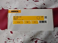 Mirka 8A-240-180 Abralon 6" Foam/Sponge-Backed Grip Wet/Dry Discs 180G, 10/Box