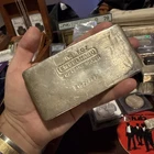 50 oz .999 Poured Silver Bar Engelhard - 2nd Series - T Oz Variation!   100!!