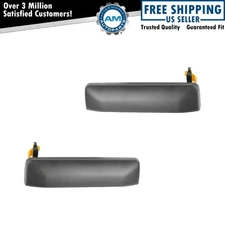 Door Handles Exterior Black Front LH & RH Pair Set for Nissan QX4 Pathfinder